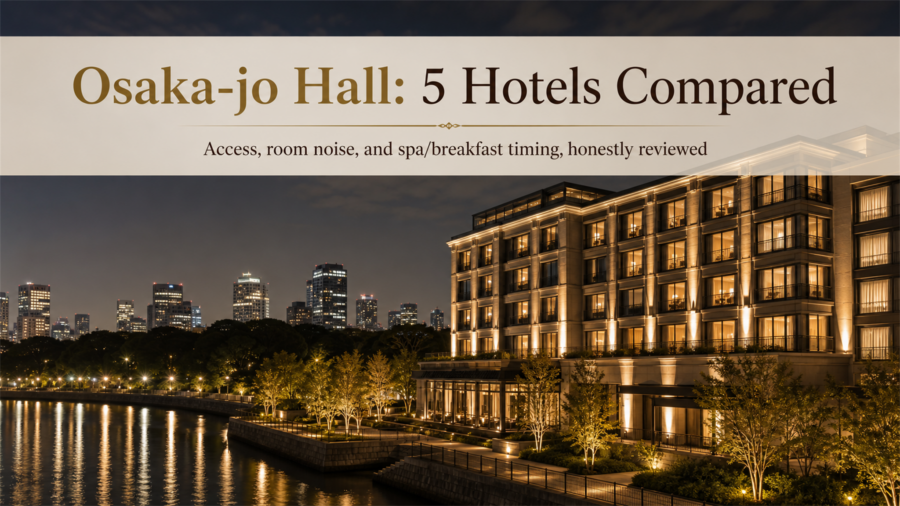 Eyecatch image for 5 hotels near Osaka-jo Hall, honestly compared for concertgoers