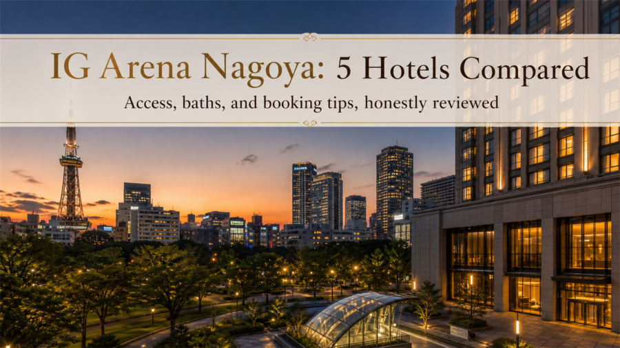 Eyecatch image for 5 hotels near IG Arena Nagoya, honestly compared for concertgoers