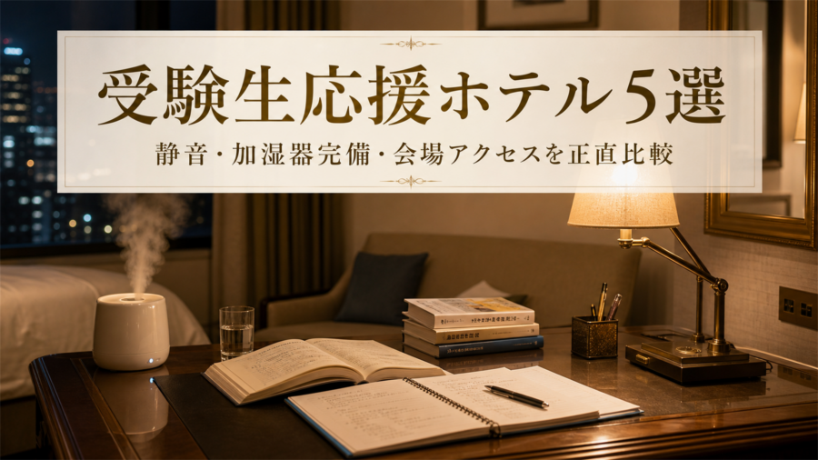 【東京/大阪/福岡】大学受験で失敗しない！勝負日ホテル5選