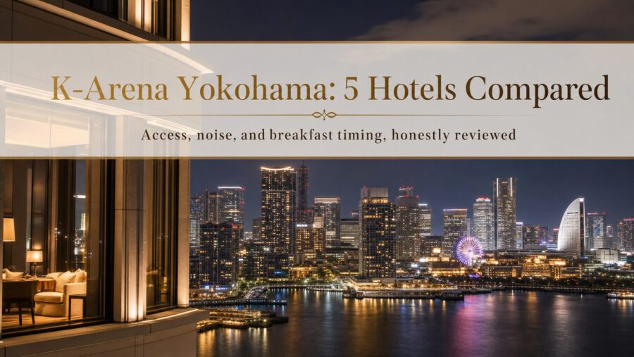 Eyecatch image for 5 hotels near K-Arena Yokohama, honestly compared for concertgoers