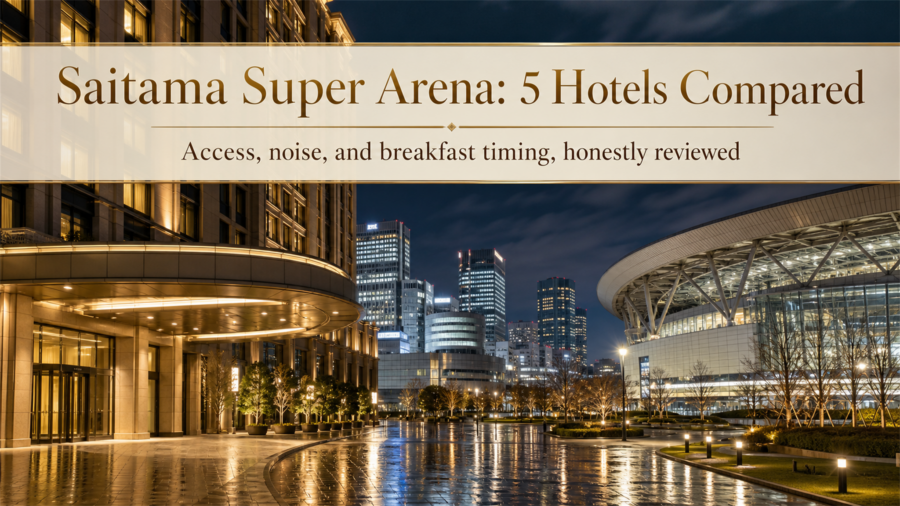 Eyecatch image for 5 hotels near Yokohama Arena, honestly compared for concertgoers