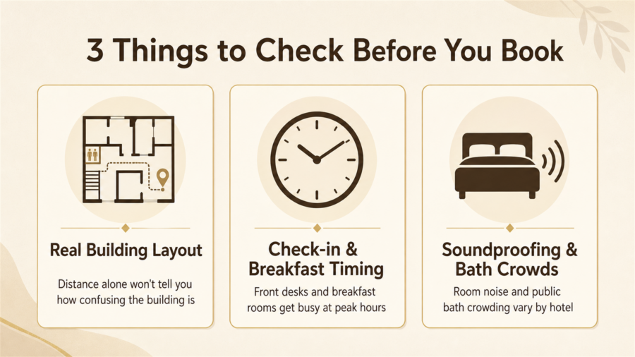 Infographic: 3 things to check before booking a hotel for Saitama Super Arena