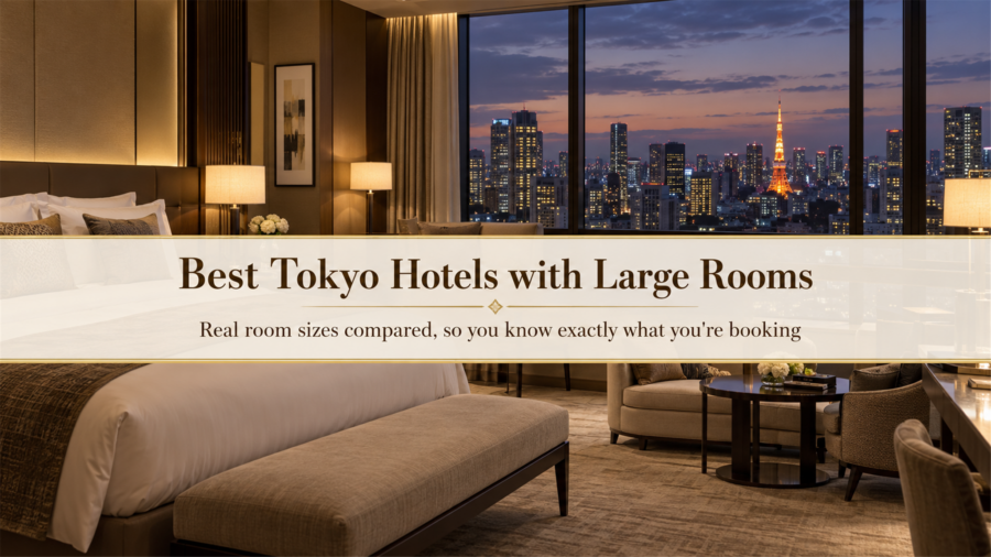 Eyecatch image for Best Tokyo Hotels with Large Rooms